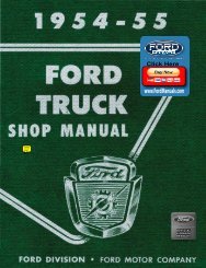 DEMO - 1954-55 Ford Truck Shop Manual - FordManuals.com