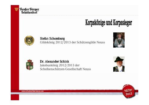 Download Pressemappe 2012 - Neusser Bürger-Schützen-Verein e.V.