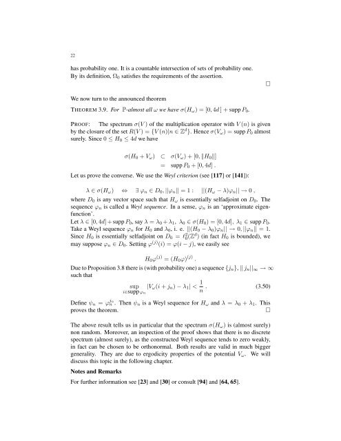 An Invitation to Random Schr¨odinger operators - FernUniversität in ...