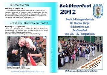 Blatt 1 - Schützengesellschaft "Sankt Michael" Berge