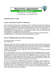 Bayerischer Jagdverband - bei der BJV Kreisgruppe Obernburg