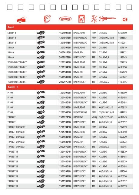 engine oil seals pocket-guide - Corteco