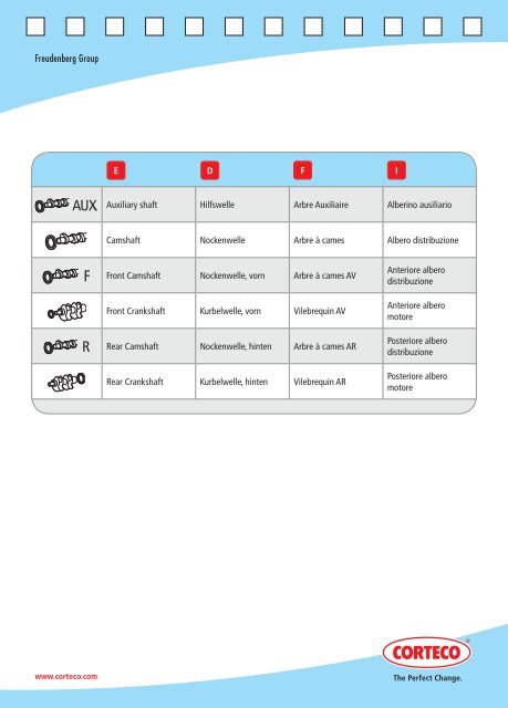 engine oil seals pocket-guide - Corteco