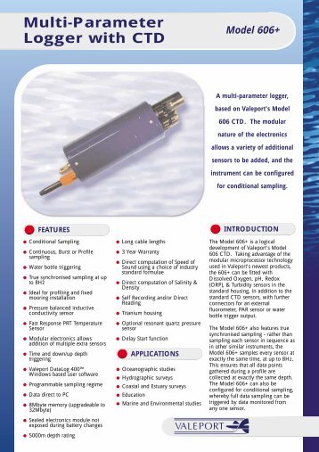 Multi-Parameter Logger with CTD