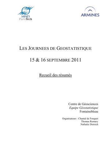 PDF [0.4Mo] - Ecole de Mines de Paris, Centre de Géostatistique ...