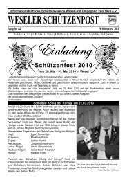 Schützenfest 2010 - schuetzenverein-wesel.com