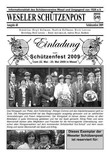 WESELER SCHÃœTZENPOST - schuetzenverein-wesel.com