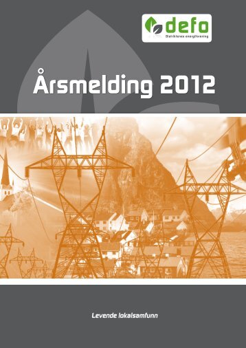 Ãrsmelding 2012 - Defo