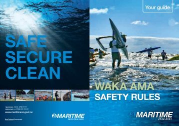 Waka Ama safety rules - Maritime New Zealand
