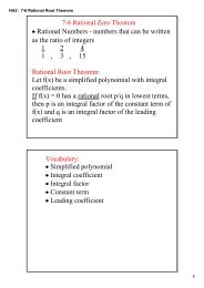 HA2: 7-6 Rational Root Theorem