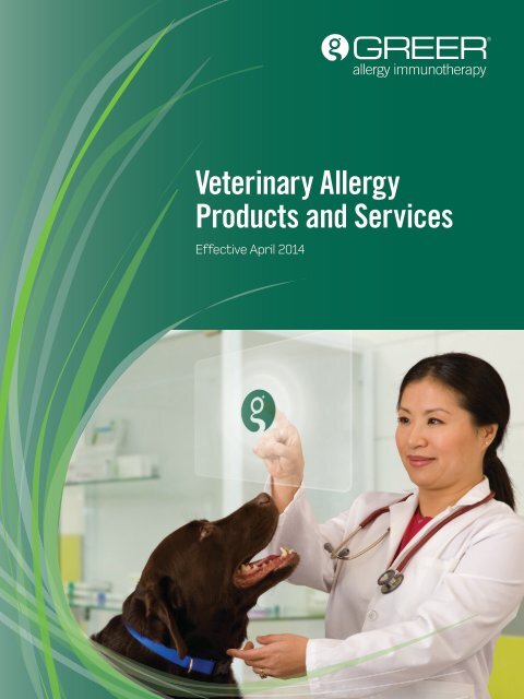 Veterinary Allergy Products and Services - Greer