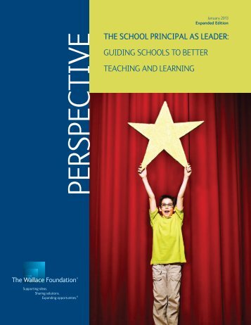 The School Principal as Leader - The Wallace Foundation