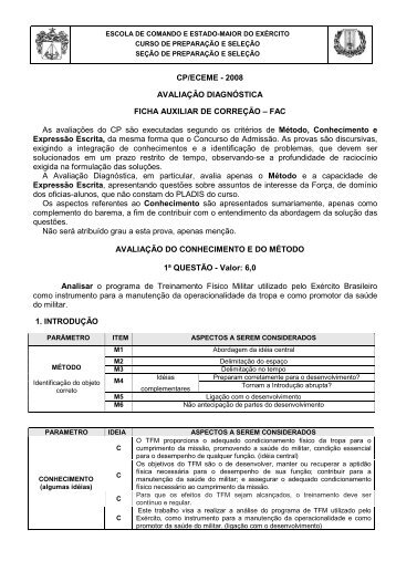 Barema - Portal de Ensino do ExÃ©rcito