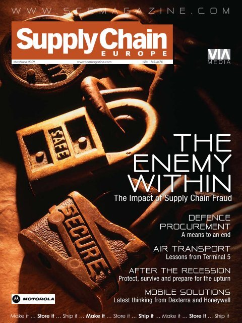 w w w . s c e m a g a z i n e . c o m - Supply Chain Europe