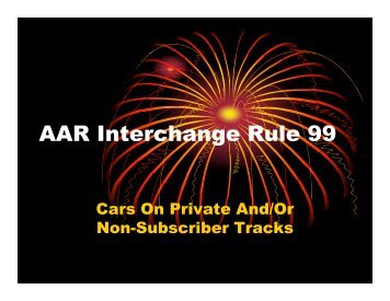 AAR Interchange Rule 99 - Marts-rail.org