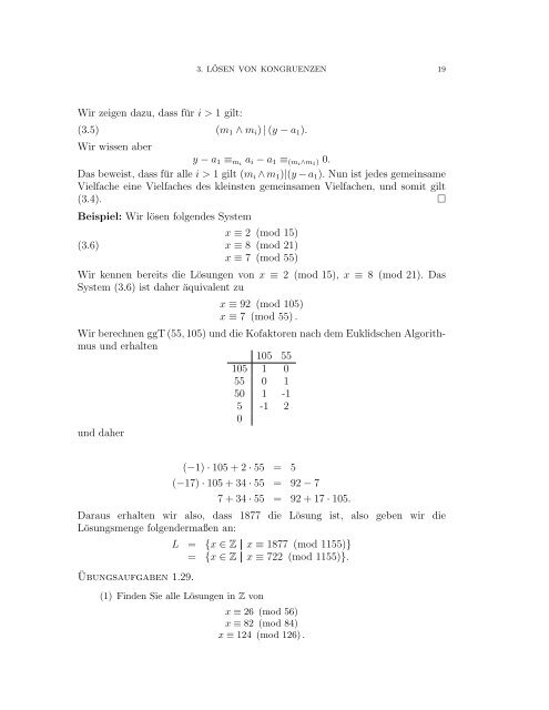 EinfÃ¼hrung in die Algebra Vorlesungsunterlagen Erhard Aichinger ...