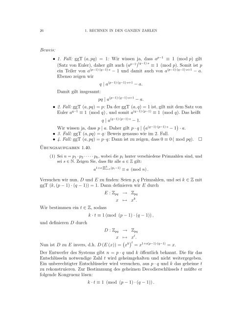 EinfÃ¼hrung in die Algebra Vorlesungsunterlagen Erhard Aichinger ...