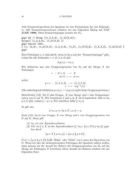 EinfÃ¼hrung in die Algebra Vorlesungsunterlagen Erhard Aichinger ...