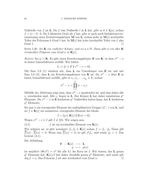 EinfÃ¼hrung in die Algebra Vorlesungsunterlagen Erhard Aichinger ...