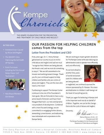 Chronicles - Kempe Children's Center