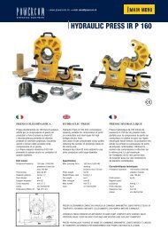 IR P 160 - Powercom SA - stringing equipment