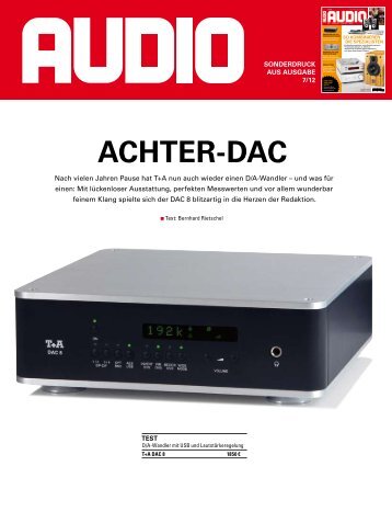 AcHteR-DAc - T+A Elektroakustik