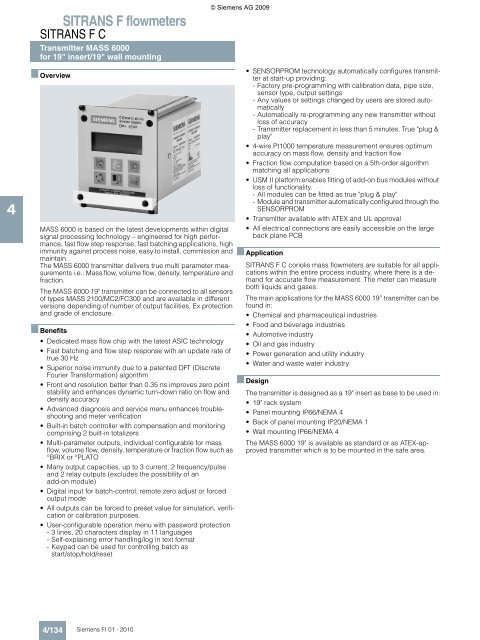 MASS 6000 Rack mount datasheet.pdf - RS Hydro