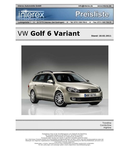 VW Golf 6 Variant