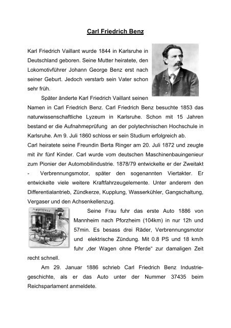 Carl Friedrich Benz - Schulen Frauenfeld