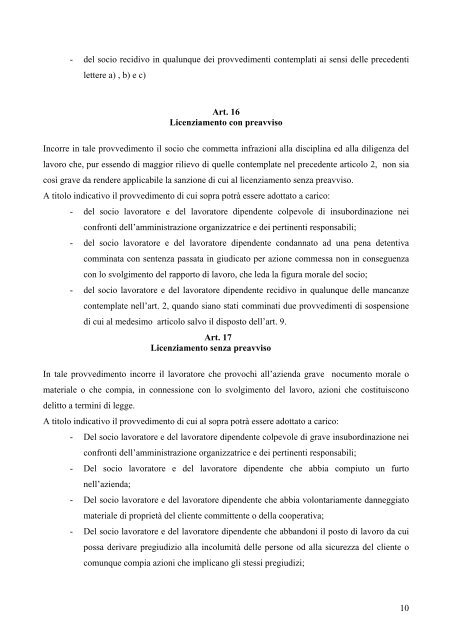 Contratto Collettivo Nazionale di Lavoro per i soci e i ... - FAST