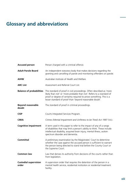 Crimes Mental Impairment consultation paper.pdf - Victorian Law ...