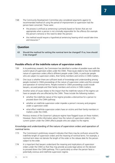 Crimes Mental Impairment consultation paper.pdf - Victorian Law ...