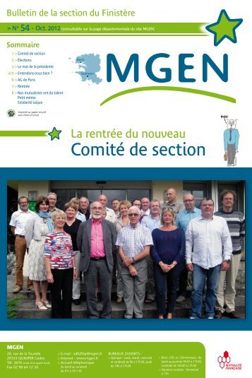 ComitÃƒÂ© de section - MGEN