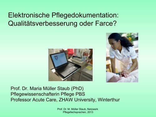 Elektronische Pflegedokumentation - Netzwerk Pflegediagnosen