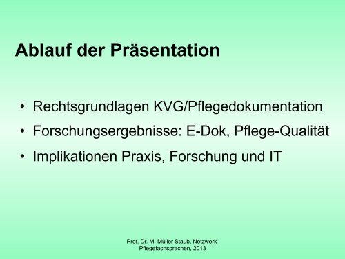 Elektronische Pflegedokumentation - Netzwerk Pflegediagnosen