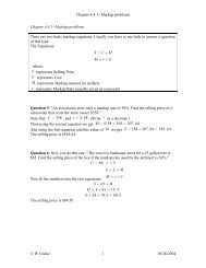 Chapter 4.4.1--Markup problems Chapter 4.4.1--Markup problems ...