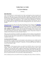 Caldari Epic Arc Guide by Jowen Datloran Introduction - EVE Files