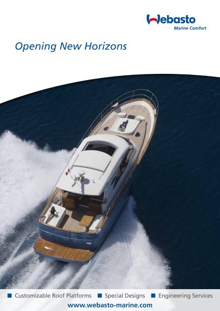 Download Roof Brochure - Webasto Marine Comfort