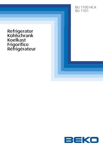 Refrigerator KÃ¼hlschrank Koelkast FrigorÃ­fico RÃ©frigÃ©rateur - Beko