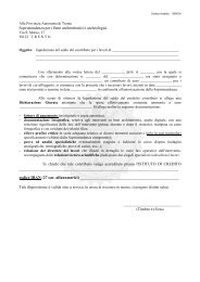 Lettera di dimissioni rsu
