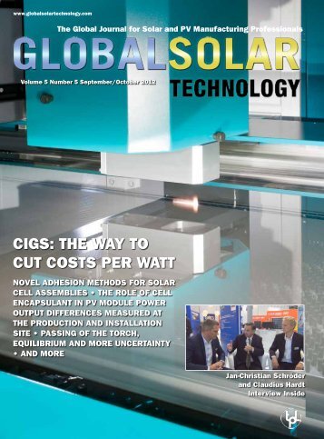 Download the PDF - Global Solar Technology