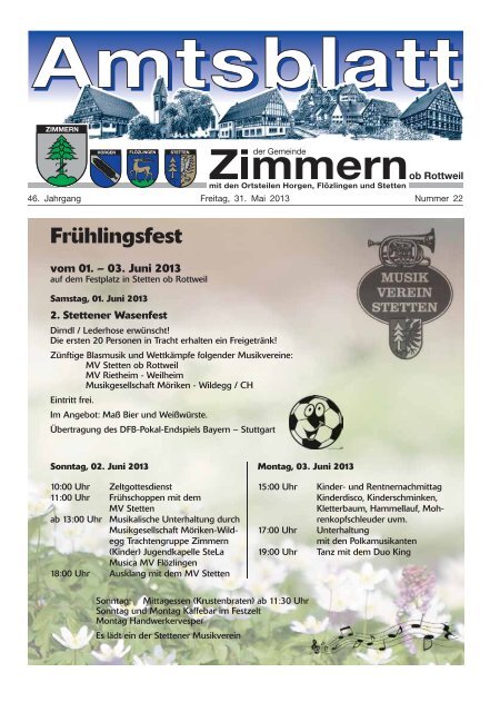 Amtsblatt KW 22 - Zimmern ob Rottweil