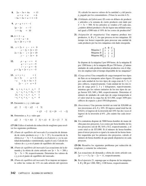 Matemáticas aplicadas