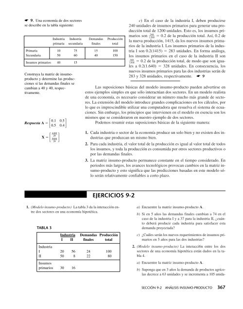 Matemáticas aplicadas