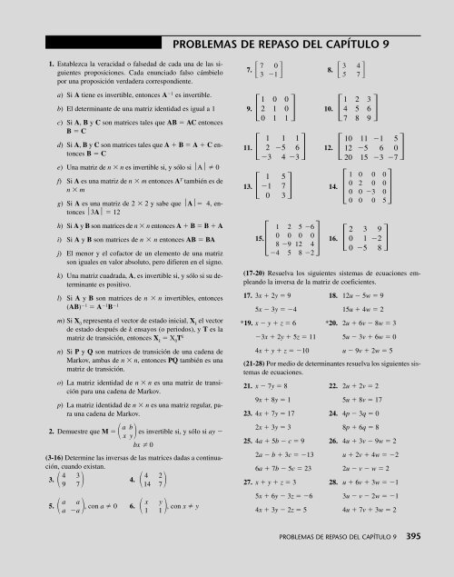 Matemáticas aplicadas