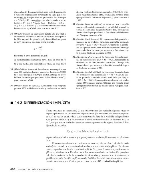 Matemáticas aplicadas