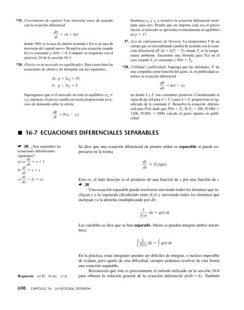 Matemáticas aplicadas