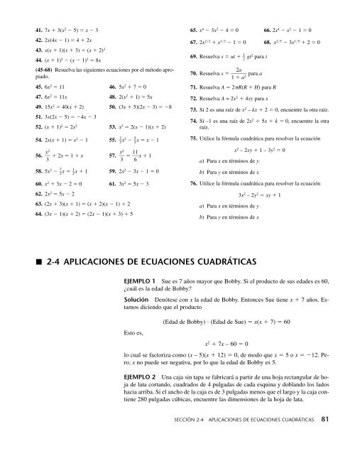 Matemáticas aplicadas