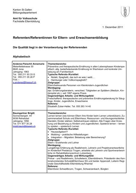 Referentenliste alphabetisch (501 kb,  PDF) - schule.sg.ch - Kanton ...