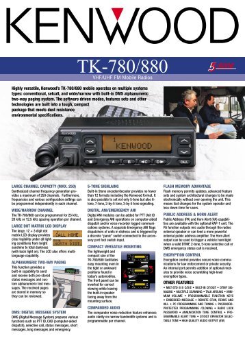 TK-780/880 - Kenwood